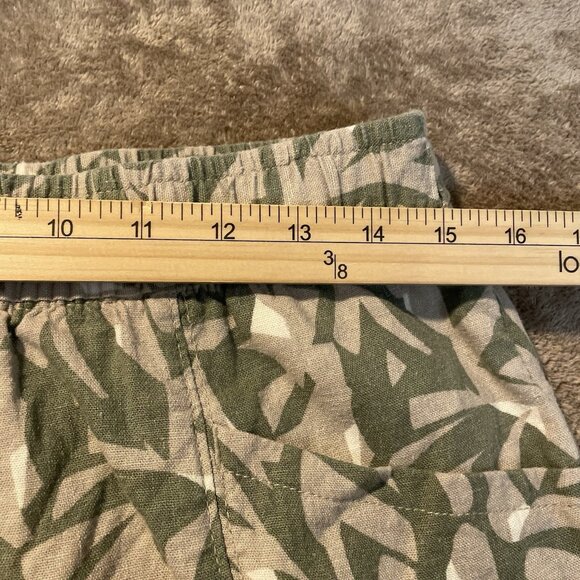 Old Navy Pants Womens Medium Linen High Rise Straight Taper Coastal Pull On - Picture 5 of 7